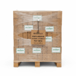 Briqueta ARDEBEN RUF - Madera Dura Natural - Larga Duración - 100 Paquetes de10 kg (5 briquetas)